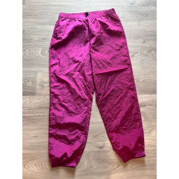 Gap Fit size large women’s bright pink nylon pants - Picture 1 of 3